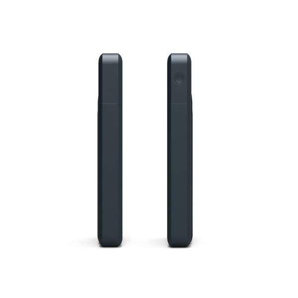 Port Designs 10000mAh Powerbank with Built-in USB-C Cables LCD Display Black
