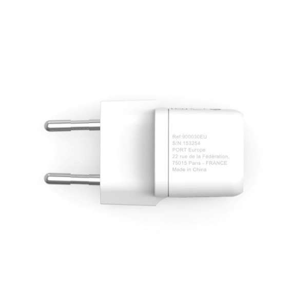 Port Designs 20W USB-C Pocket Wall Charger White