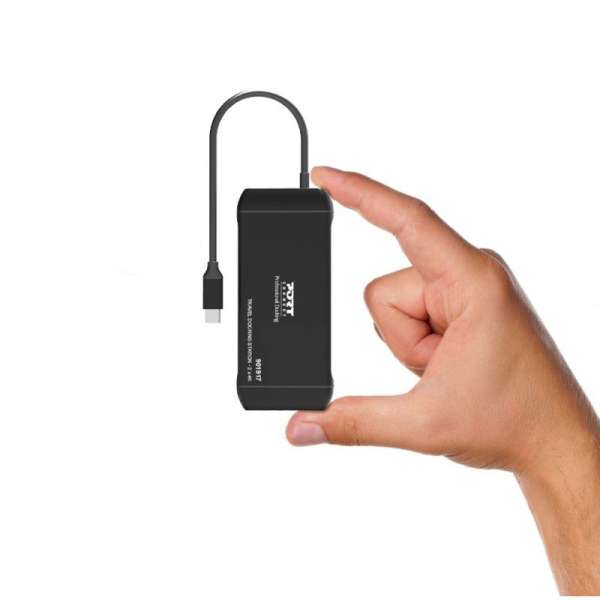 Port Designs 7in1 Mobile Docking Station 2x4K USB-C 100W Black