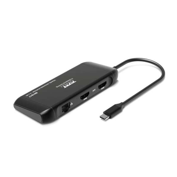 Port Designs 7in1 Mobile Docking Station 2x4K USB-C 100W Black