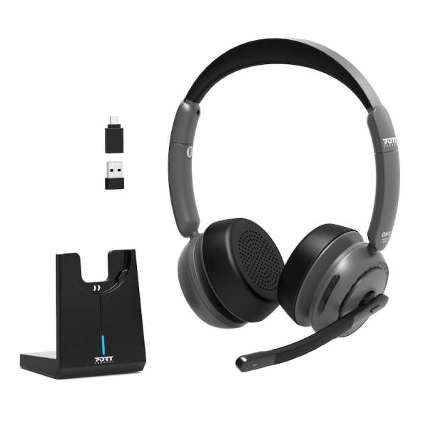 Port Designs Bluetooth stereo microphone helmet with PRO ON''''R 700 base Headset Black