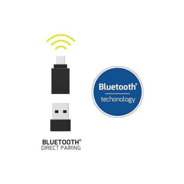 Port Designs Bluetooth stereo microphone helmet with PRO ON''''R 700 base Headset Black