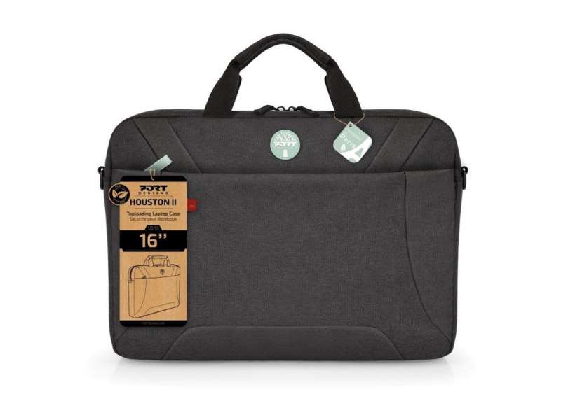 Port Designs Houston II ECO Toploading Notebook Bag 16" Black