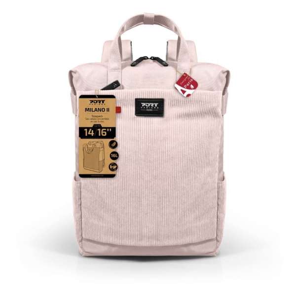Port Designs Milano II ECO Notebook backpack 14/16" Blush Pink