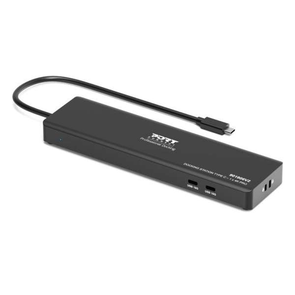 Port Designs Mobile docking station 1 X 4K USB-C 9 devices 100W