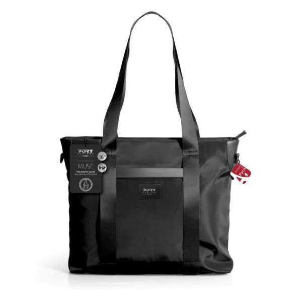 Port Designs Muse Signature 16" Tote Bag Black