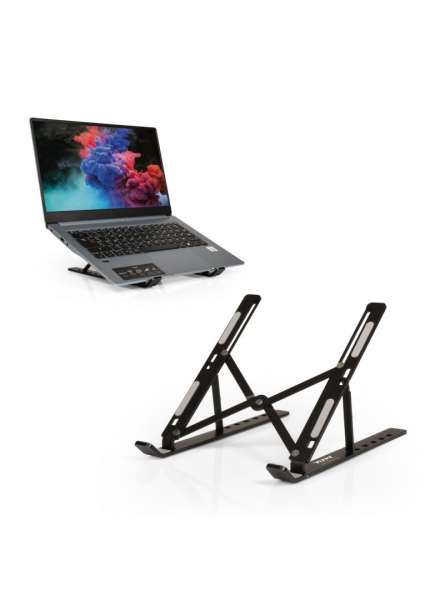 Port Designs Összecsukható laptoptartó utazóállvány Black