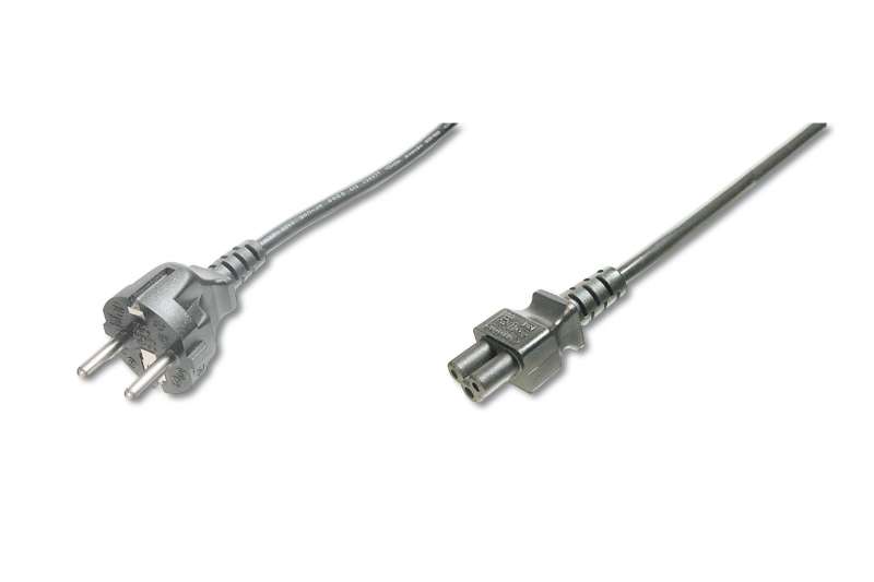 Assmann Power Cord, CEE 7/7 (Typ-F) - C5 1,2m Black