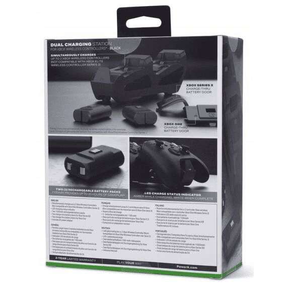 PowerA Dual Charging Station for Xbox Series X|S/Xbox One Black