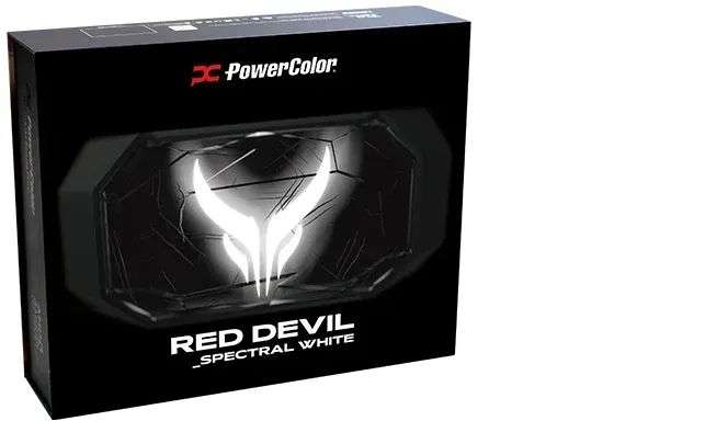 PowerColor RX9070 XT 16GB DDR6 Red Devil Spectral White