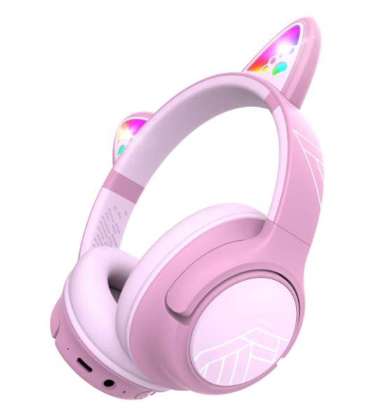 PowerLocus Bobo Ears Kids Bluetooth Headset Pink