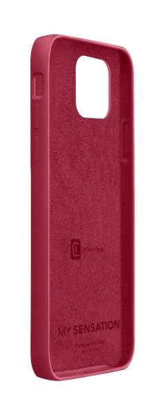 Cellularline Protective silicone cover Sensation for Apple iPhone 12 Mini, red