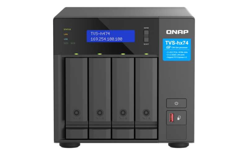 QNAP NAS TVS-H474-PT-8G (8GB) (4xHDD + 2xM.2 SSD)