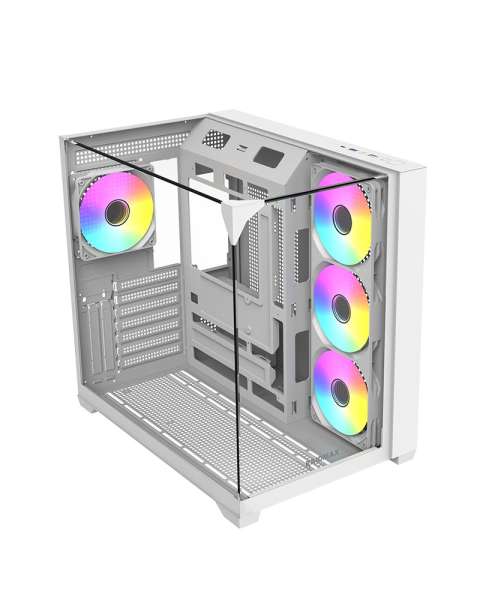 RaidMax i620 RGB Tempered Glass White