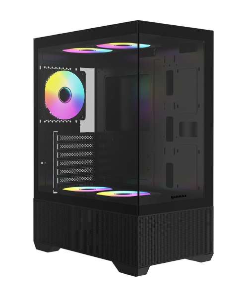 RaidMax i802 Air Tempered Glass Black