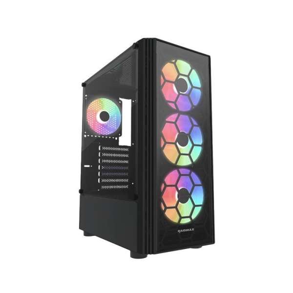 RaidMax V152 Tempered Glass White