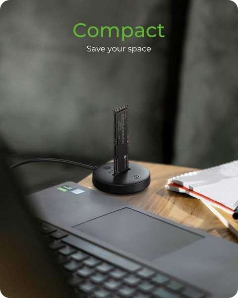 Raidsonic IcyBox IB-1610MCD-C31 DockingStation for NVMe & SATA M.2 SSD