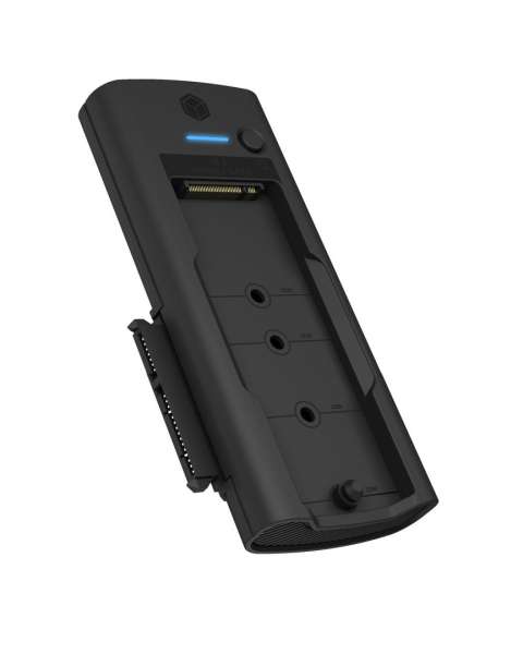 Raidsonic IcyBox IB-180MS-C31 M.2 Docking Station for NVMe M.2 SSD and SATA Drive Black