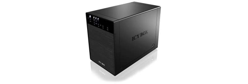 Raidsonic IcyBox IB-3640SU3 External 4x JBOD enclosure with eSATA and USB 3.0 for 3.5" SATA hard drives