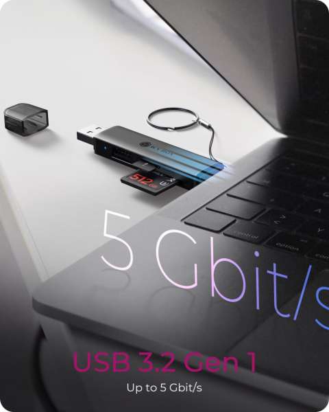 Raidsonic IcyBox IB-CR203-CU3 3-in-1 Card Reader Black