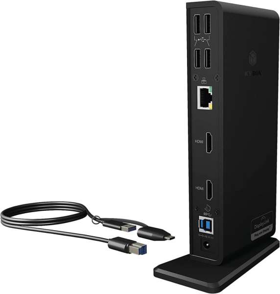 Raidsonic IcyBox IB-DK2251AC USB3.0 Multi-DockingStation Black