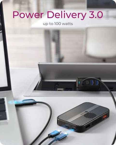 Raidsonic IcyBox IB-DK4071M-CU31 7-in-1 DockingStation with magnetic M.2 NVMe and SATA SSD enclosure and built-in cooling fan