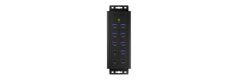 Raidsonic IcyBox IB-HUB1703-QC3 7 port USB3.0 Hub with 3 charge ports