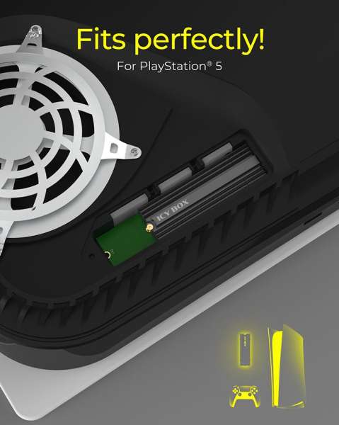 Raidsonic IcyBox IB-M2HS-PS5 Heat sink for PlayStation 5