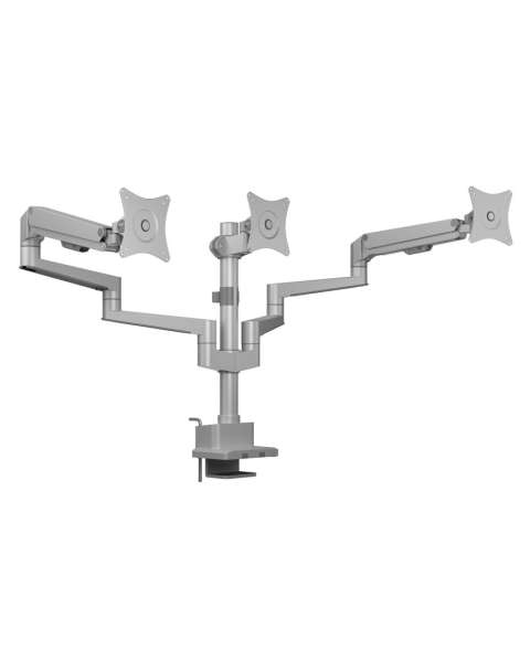 Raidsonic IcyBox IB-MS525-T Three Monitor Stand Desk mounted 17"-30" Grey