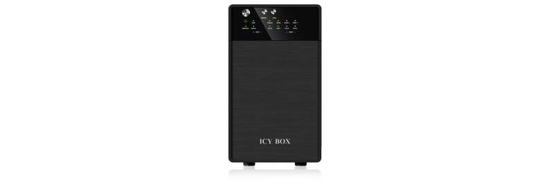 Raidsonic IcyBox IB-RD3620SU3 External dual RAID system for 3.5" SATA I/II/III HDD with USB 3.0 and eSATA