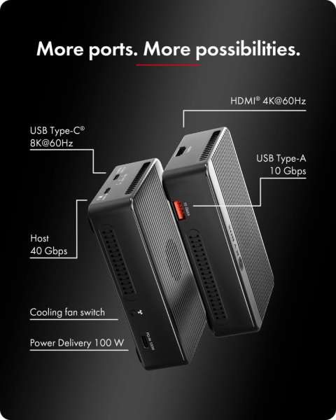 Raidsonic RAID & DockingStation for 2x M.2 NVMe SSD
