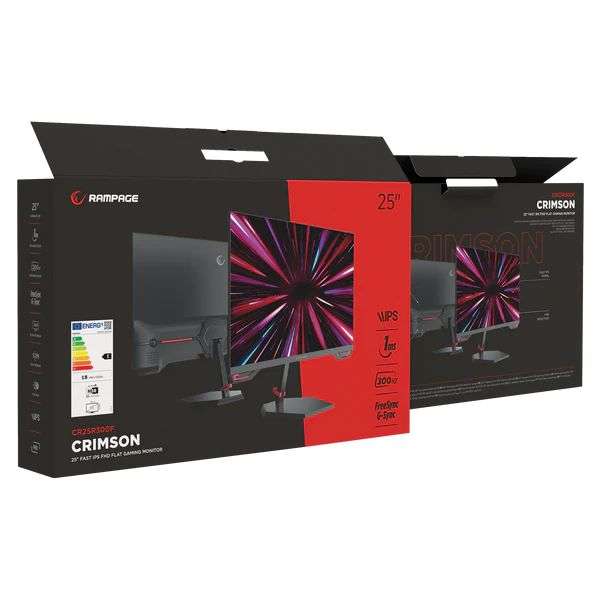 Rampage 24,5" CRIMSON CR25R300F IPS LED