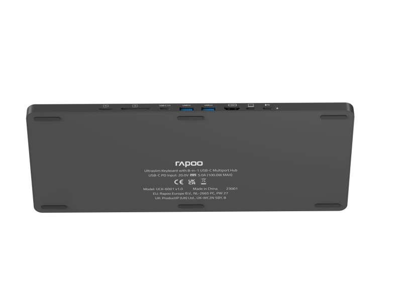 Rapoo UCK-6001 Keyboard Grey HU