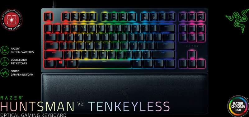 Razer Huntsman V2 Mechanical Gaming Keyboard Black UK