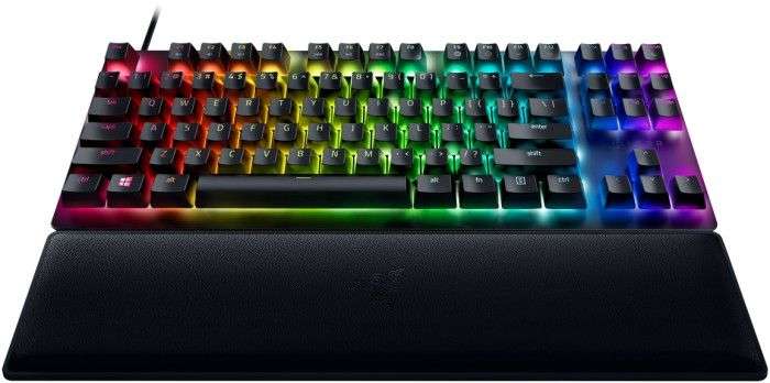 Razer Huntsman V2 Tenkeyless Linear Optical Purple Switch Keyboard Black US