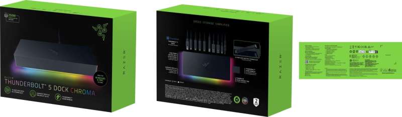 Razer Thunderbolt 5 Dock Chroma Black