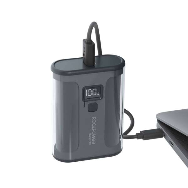 Realpower PB-10000 35W 10000mAh PowerBank Black