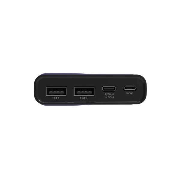 Realpower PB-15000C Startseite 15000mAh PowerBank Navy Blue