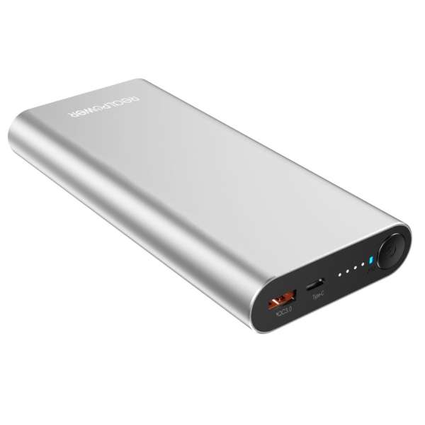 Realpower PB-20000PD Pro Set 20000mAh PowerBank Silver