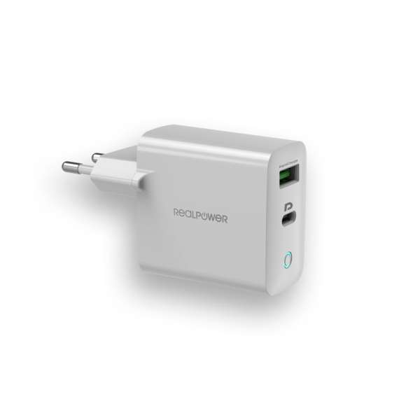 Realpower PB-20000PD Pro Set 20000mAh PowerBank Silver