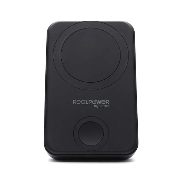 Realpower Powerbank PB-10000 MAG+Watch Black