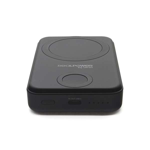 Realpower Powerbank PB-10000 MAG+Watch Black