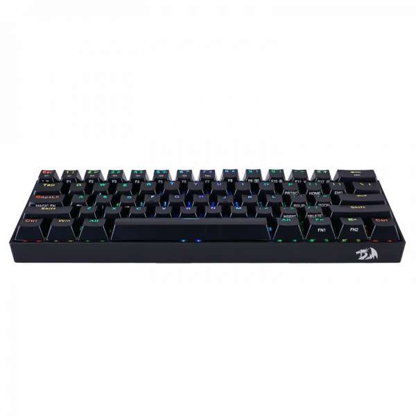 Redragon Draconic Compact RGB Wireless Brown Mechanical Tenkeyless Designed Bluetooth Gaming Keyboard Black HU