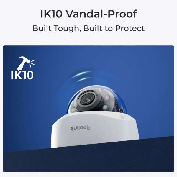Reolink P437 Smart 4K PoE IK10 Camera