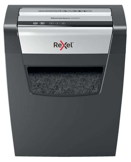 Rexel Momentum X410 Iratmegsemmisítő Black