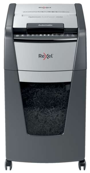Rexel Optimum AutoFeed+ 300M Automata Iratmegsemmisítő Black