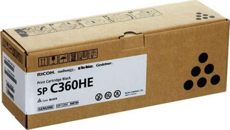 Ricoh SPC360E Black toner