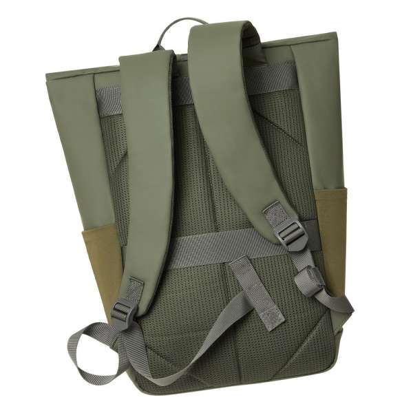 RivaCase 7826 ECO 17L Roll top backpack 14" Olive Green
