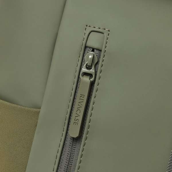 RivaCase 7826 ECO 17L Roll top backpack 14" Olive Green