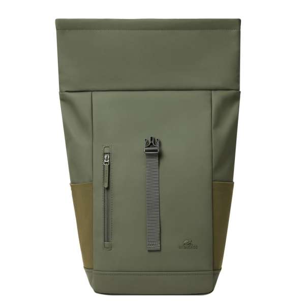 RivaCase 7826 ECO 17L Roll top backpack 14" Olive Green